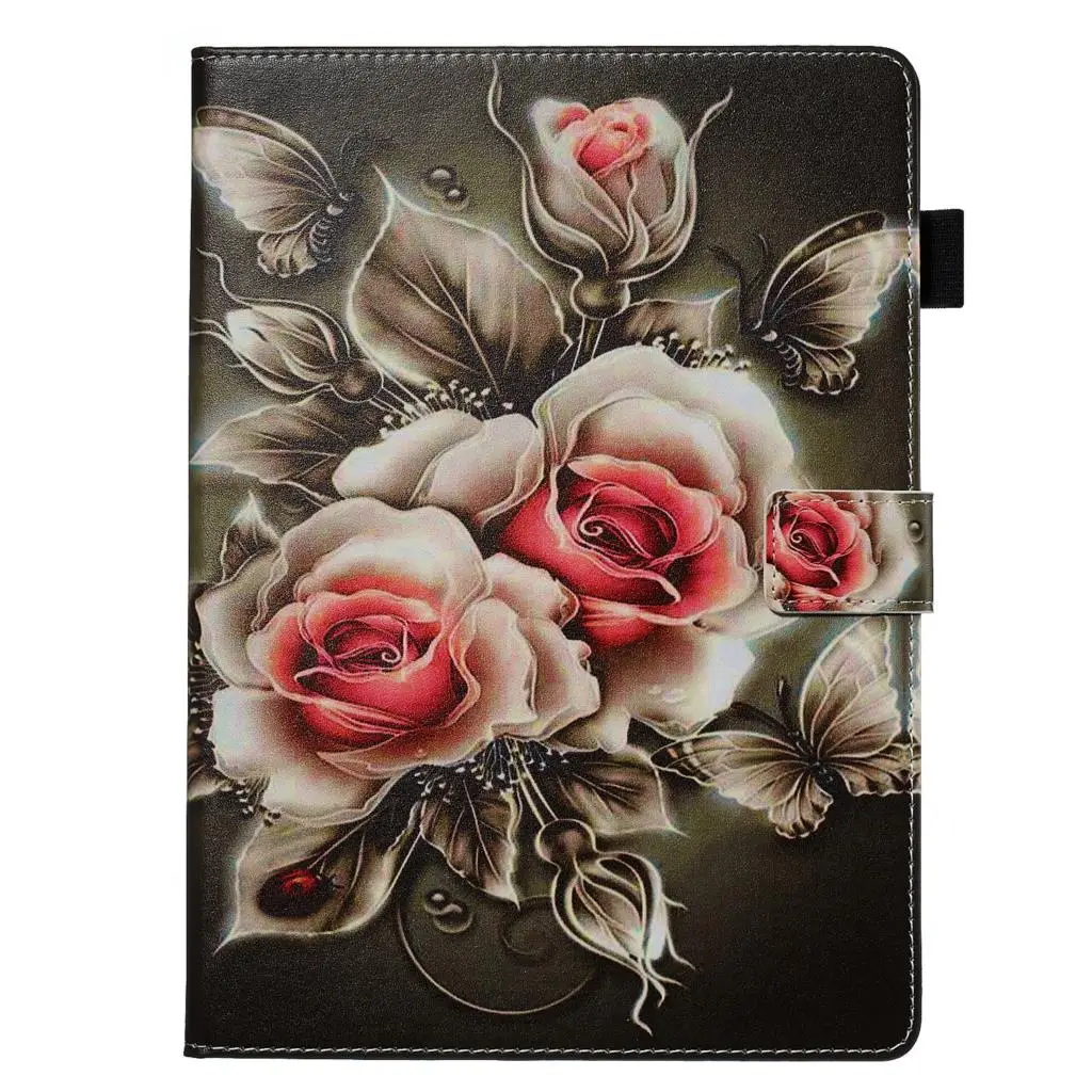 Tab A6 10,1 T580 Kawaii Единорог Лошадь из искусственной кожи чехол для samsung Galaxy Tab A A6 10,1 T585 SM-T580 SM-T585 планшета - Цвет: F42