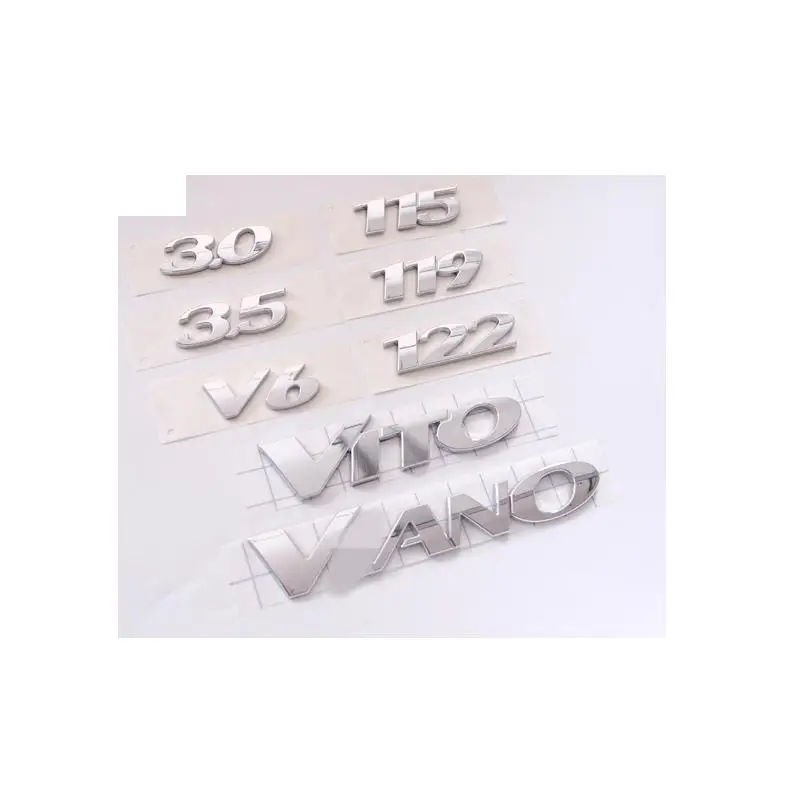 3D ABS пластик VITO значок эмблема стикер Логотип для автомобиля