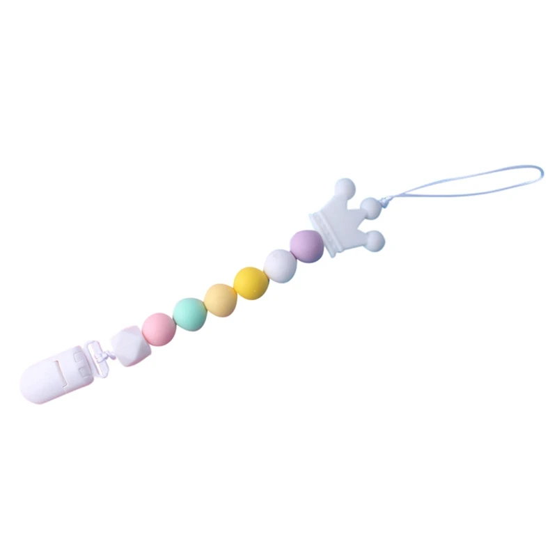 Baby Teethers Animal Pacifier Clips Chain For Baby Gameboy Pendant Nipple Holder Baby Teething Toys Biscuit Chew Beads
