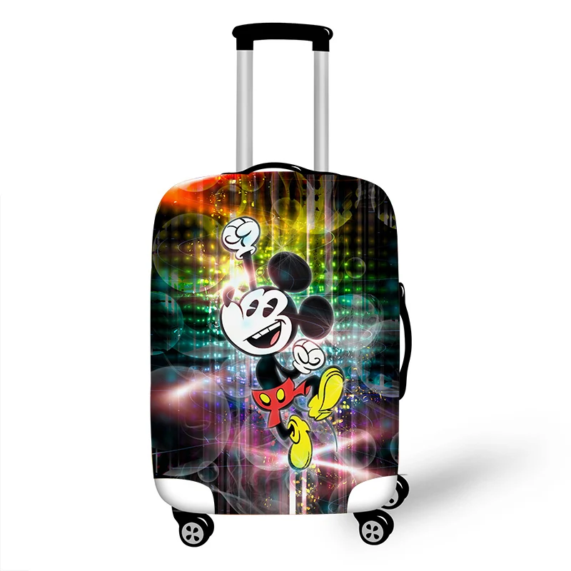 Защитный чехол для багажа, Эластичный Защитный чехол для чемодана 18-32 дюймов, защитные чехлы, чехлы Xl, аксессуары для путешествий, Микки Минни - Цвет: P
