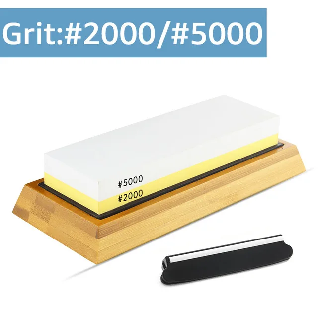 2000 5000 stand set Ножи точилка для ножей, точильный камень, двойная сторона Girt Кухня точильный камень хонинговальный инструмент для 240 600 800 1000 3000 6000 Декодер каналов кабельного телевидения - Цвет: 2000 5000 stand set