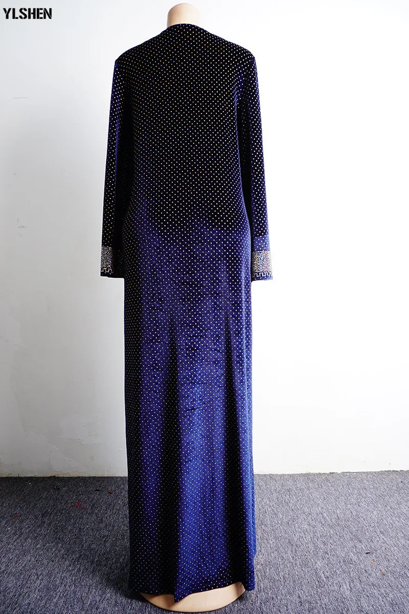 Plus Size African Dresses for Women Bazin Boubou Robe Africaine Femme Clothes Dashiki Long Abayas Muslim Dress Africa Clothing 12