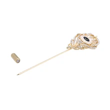 Lucky Eye синяя Турецкая брошь со сглаза булавка для женщин и мужчин падение масла цветок Корона Звезда Хамса ручной Шарм модные ювелирные изде...(China)