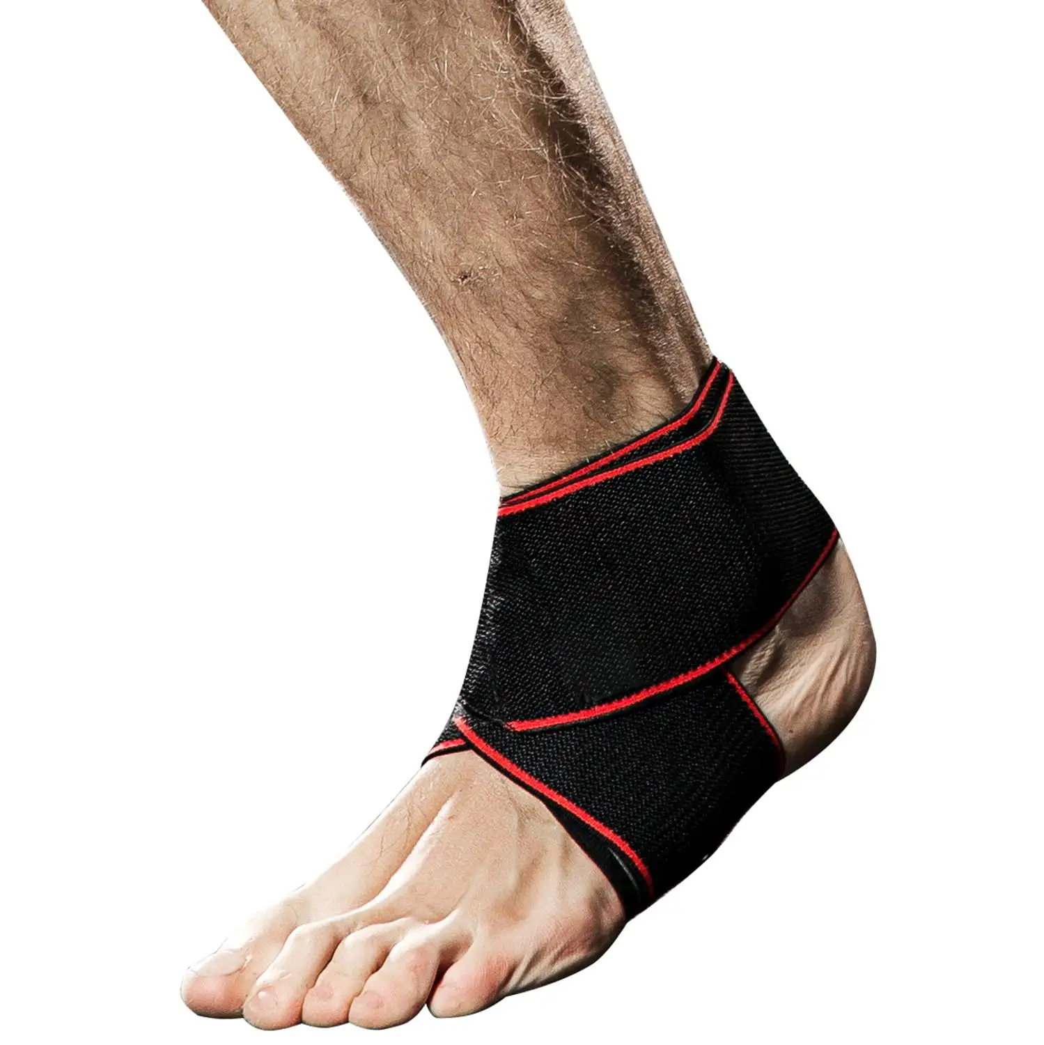 

Veidoorn 1PCS Professional running gym sport Elastic Ankle Band Support wrap Foot Protection Ankle Brace strap bandage guard