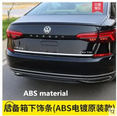 Накладка багажника для задней двери подходит только для Volkswagen Passat, специально для 11-19 Passat нержавеющая сталь АБС-пластик - Цвет: 2019