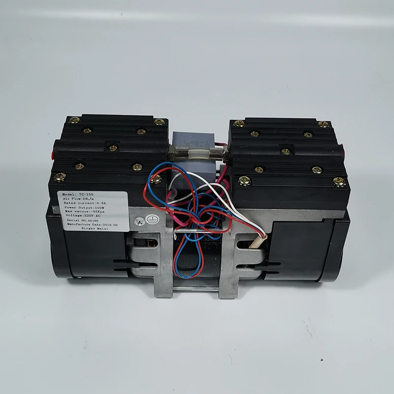 TC-100 AC110V/220 V безмасляный мембранный вакуумный насос 100w Медицинский бесшумный насос с 24L/мин вакуумный поток