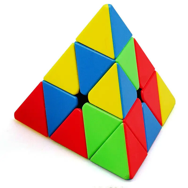 ShengShou танк 3x3x3 Пирамида скорость магический куб без наклеек головоломка твист безопасный abs-игрушка подарок 3х3 3D IQ игра игрушка головоломка 95 мм