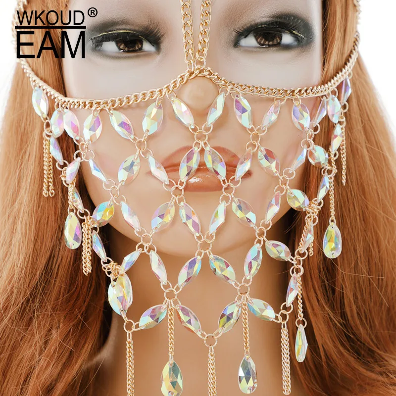 Buy  WKOUD EAM Women Bohemia Handwork Superstar Sexy Temperament Charm Jewelry Mask 2020 New Female Acce