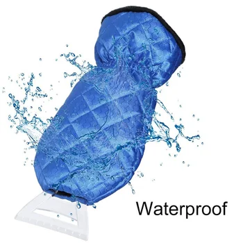 

Hot Car-stying Snow Scraper Removal Glove 420D Jacquard Oxford Cloth Cleaning Snow Shovel Ice Scraper Tool For Auto Window