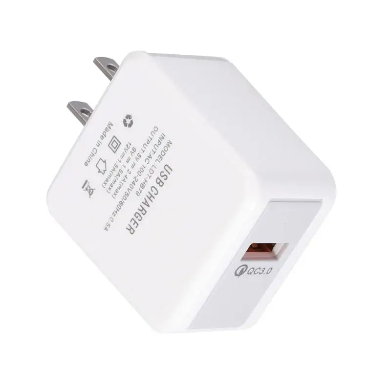 Mr NEW 5V QC 3,0 быстрое зарядное устройство 1 USB порт EU/US вилка Дорожное настенное зарядное устройство адаптер для Xiaomi samsung прочный