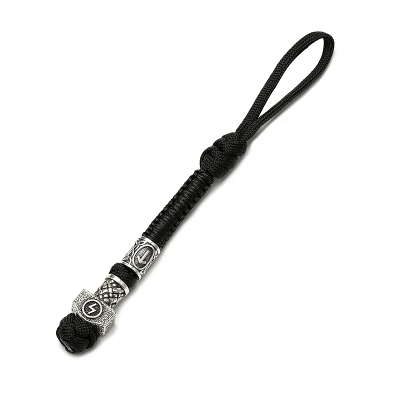 Key Rings Key Chains Braid Rope Keychain Car Pendant Key Chain Retro Vikings Keychain Knife Pendant Norse Pirates Rune Amulet Handmade Jewelry Gift