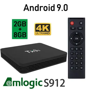 

TV Box TX9s Amlogic S912 4K IPTV Google Voice Assistant Media Player Android 9.0 TV Box Netflix 2GB 8GB set top TV Box
