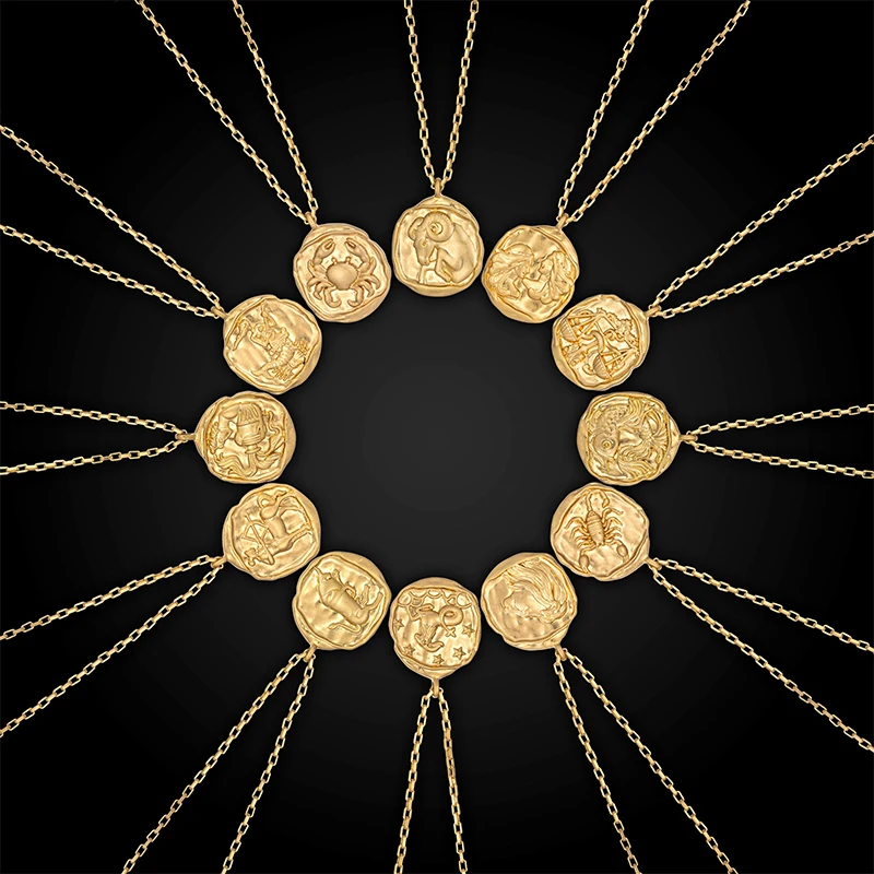 Zodiac Necklace Constellation Necklaces constellatory Aries Taurus Gemini Cancer Leo Virgo Scorpio Sagittarius Capricorn Pisces - Image 6