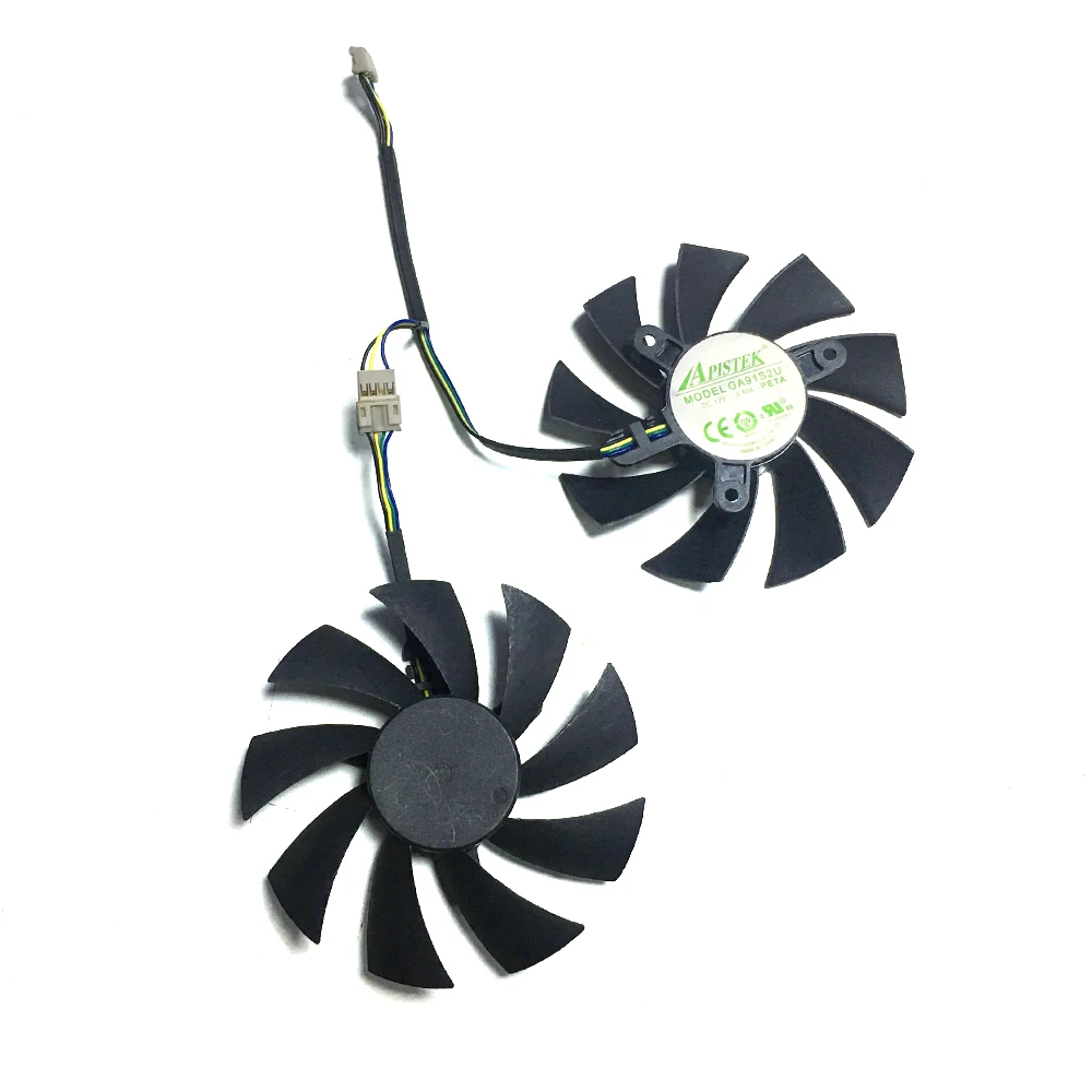 GA92S2U 85 мм 4Pin VGA кулер вентилятор GTX1660 TI GA91S2U для Zotac GTX 1060 1660 6G 1660TI AMP Core Edition графический вентилятор видеокарты