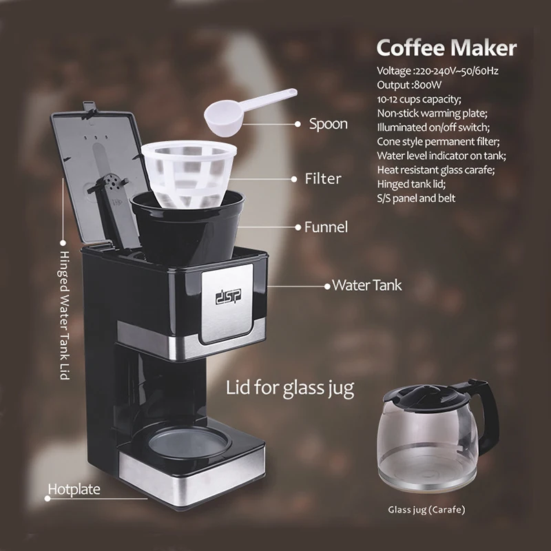 Fully Automatic Electric Drip Coffee 