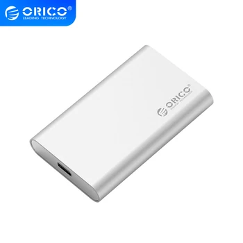 

ORICO Type-C Mini mSATA SSD Enclosure Aluminum 5Gbps High-speed HDD Case for Laptop Desktop for Windows/Linux/Mac Screw Fixing