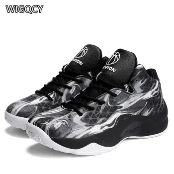 

2020 Autumn Winter New Men Basketball Shoes High-Top Boots Men's Shoes Breathable Sports Non-Slip Casual Shoes Large Size D1575