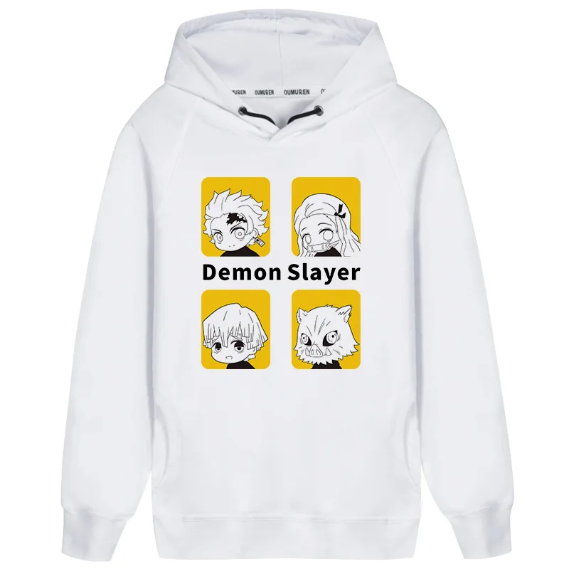 Regular Version A Новинка; модная толстовка с капюшоном; аниме «Demon Slayer: Kimetsu no Yaiba»; пуловер; толстовки с капюшоном; пальто для пар; студенческие топы для подростков; сезон осень-зима - Цвет: Regular Version A