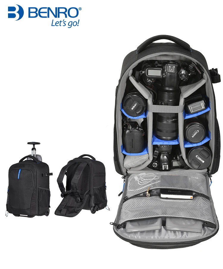 Hiker 1000 Hiker 2000 Benro Outdoor Large Capacity Photography Trolley Case Multiple Combination Loading Camera Bag SLR backpack