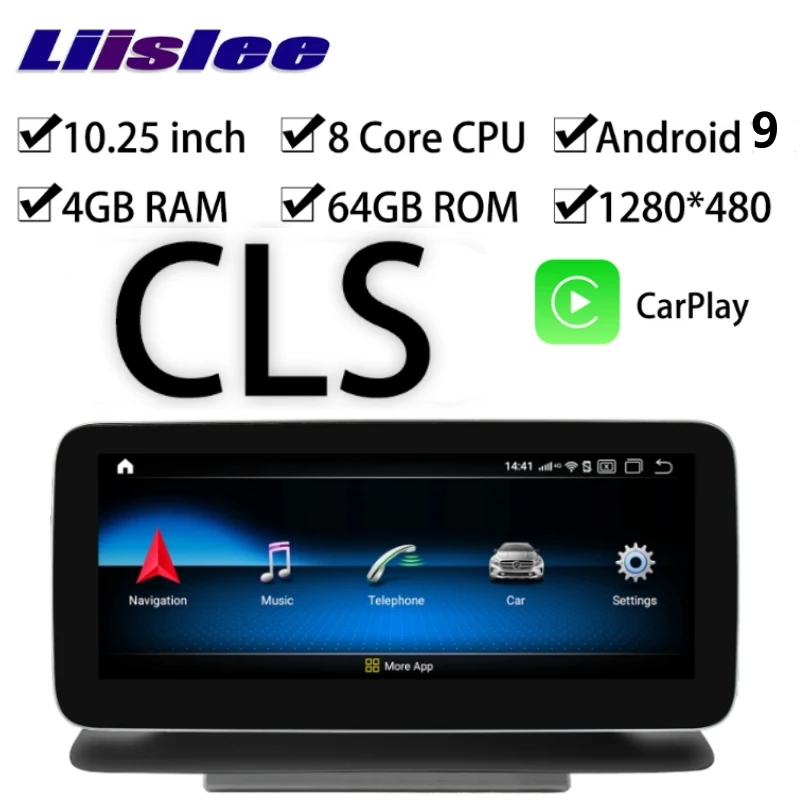LiisLee Автомобильный мультимедийный gps аудио радио для Mercedes Benz MB CLS класс W218 C218 X218 2010~ NTG навигация NAVI