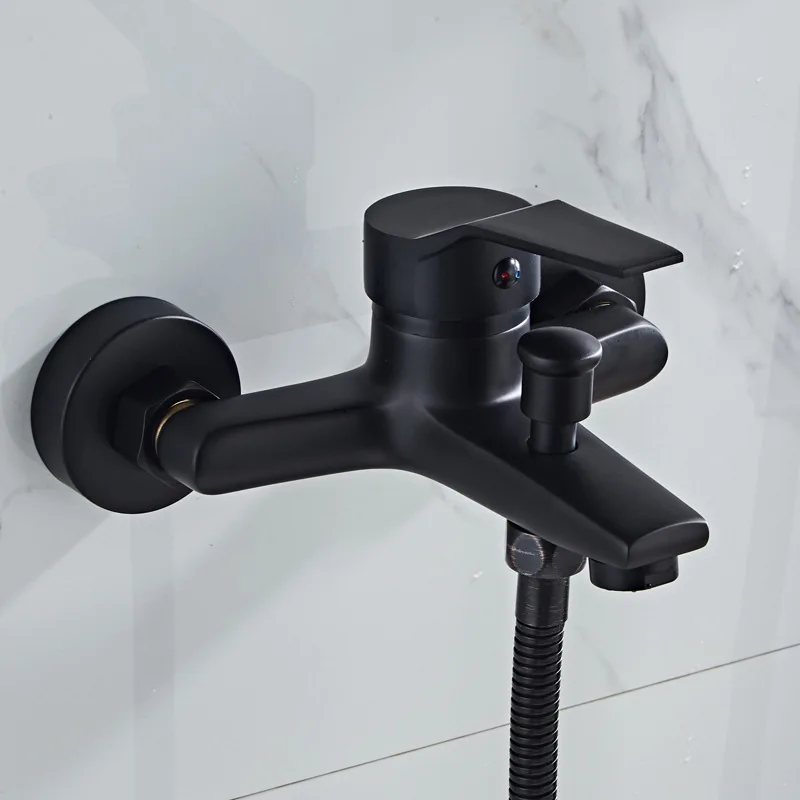 

Copper Black And White with Pattern Cold Bathtub Faucet Wall-in Shower Triple Tap Australia Paleo Ware Manufacturers Wholesale