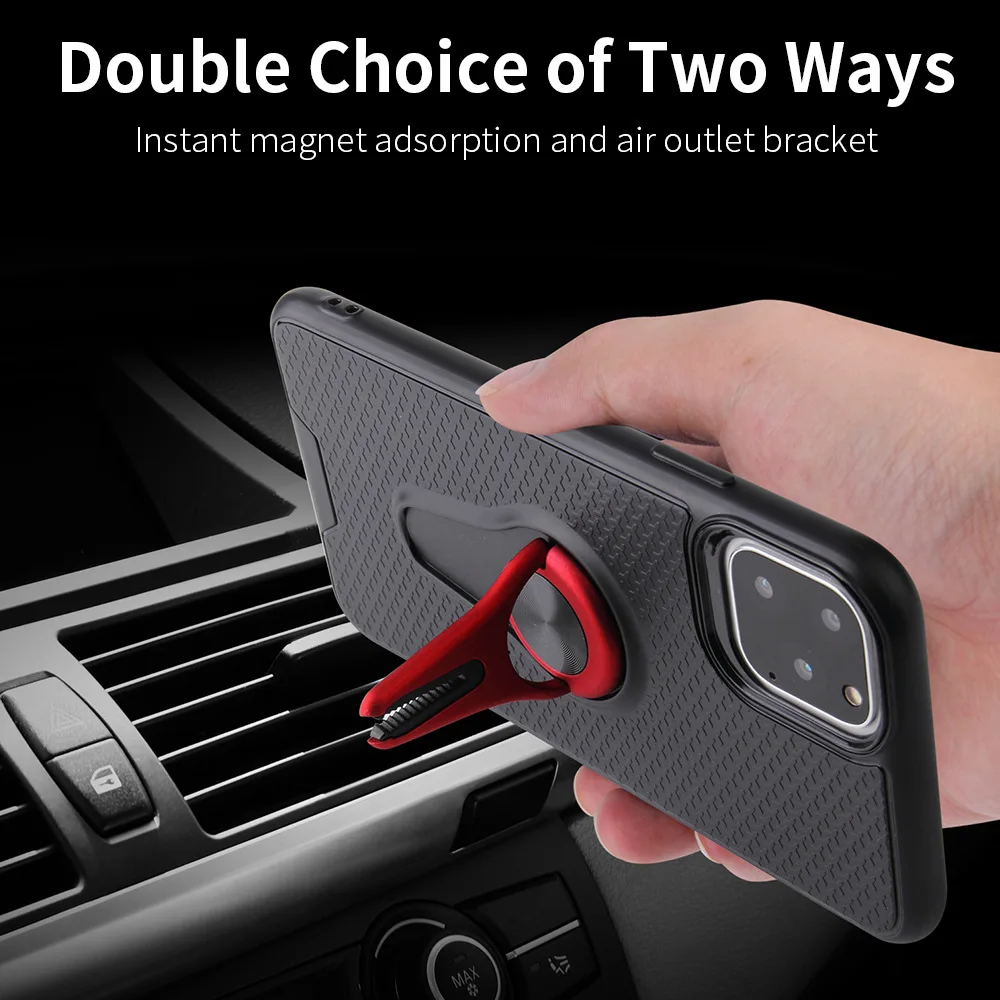 

Magnetic Car Holder Case for iPhone 11 Pro Max XR XS Max X Case Soft Silicone TPU for iPhone 11 7 8 6 6S Plus Coque Shockproof