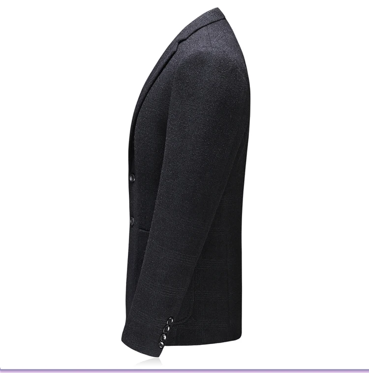 Сезон весна-осень; Для мужчин Slim Fit костюм Бизнес в джентльменском стиле однобортное пальто на двух пуговицах, плюс-размер затрудняетесь в выборе правильного размера? Пиджак Для Мужчин's