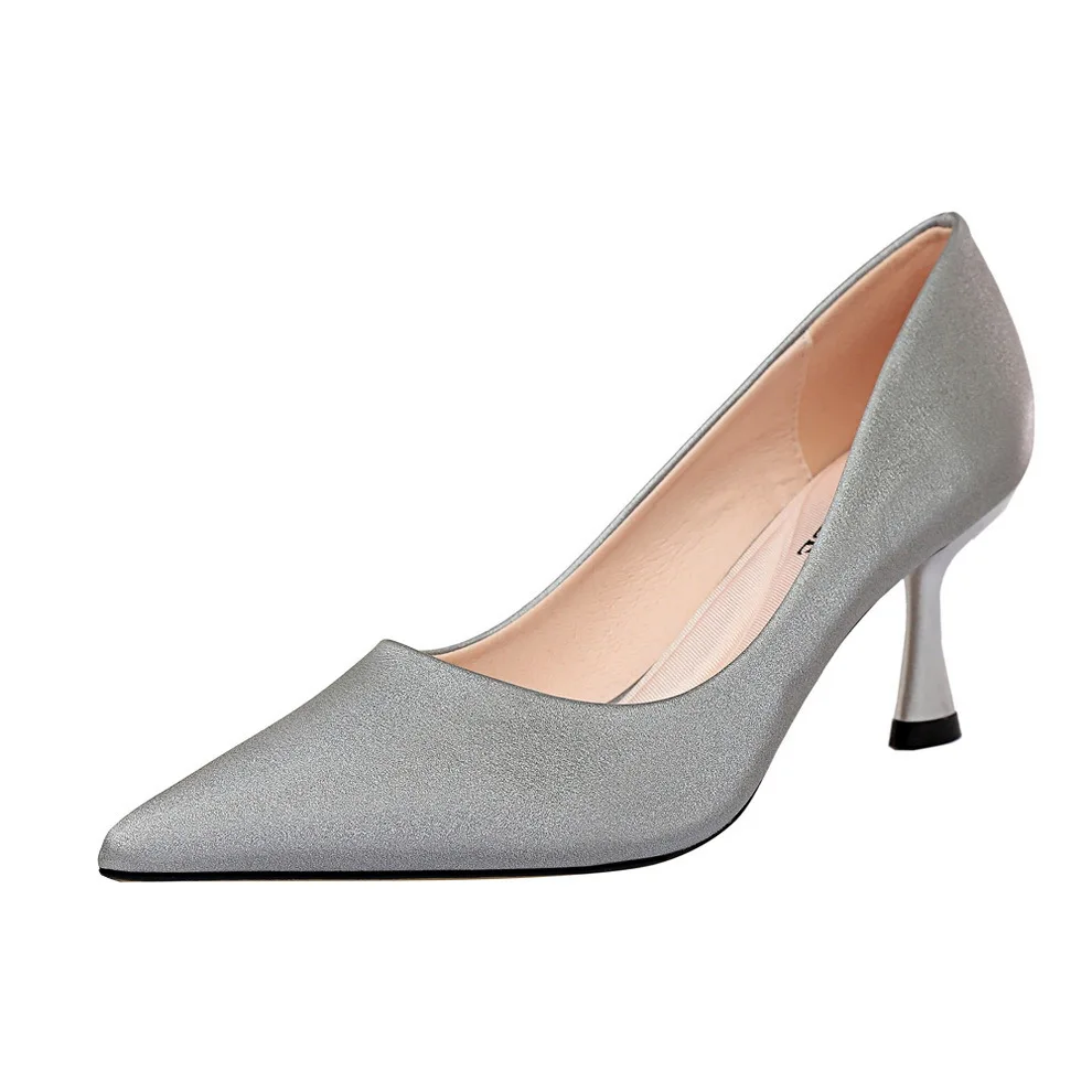 

High Quality Women Pumps Spring AutumnWomen High Heel Shoes Wedding Pointed Toe Ladies New Female Stiletto Zapatos mujer