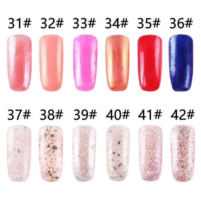 Professional Long Lasting Shimmer Nail Polish Peelable Nail Gently applied to the nail surface Gel Nail Art