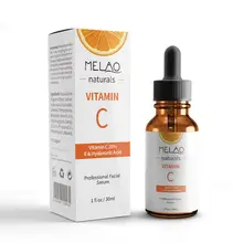 MELAO натуральный витамин С Сыворотка для лица Органическая Антивозрастная местная Сыворотка для лица, 20% Витамин С+ е 30 мл