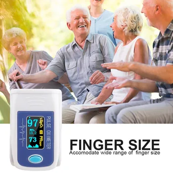 

Fingertip Pulse-Oximeter Household Digital Fingertip pulse Oximeter Blood Oxygen Saturation Meter Finger Monitor CE Portable