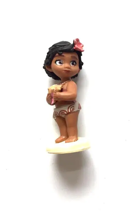 10 шт./компл. disney цифры Juguetes с героями мультфильма «Моана»; принцесса кукла игрушка из ПВХ, движущаяся фигурка, модель игрушки для детей, подарок на день рождения для девочки 2D02