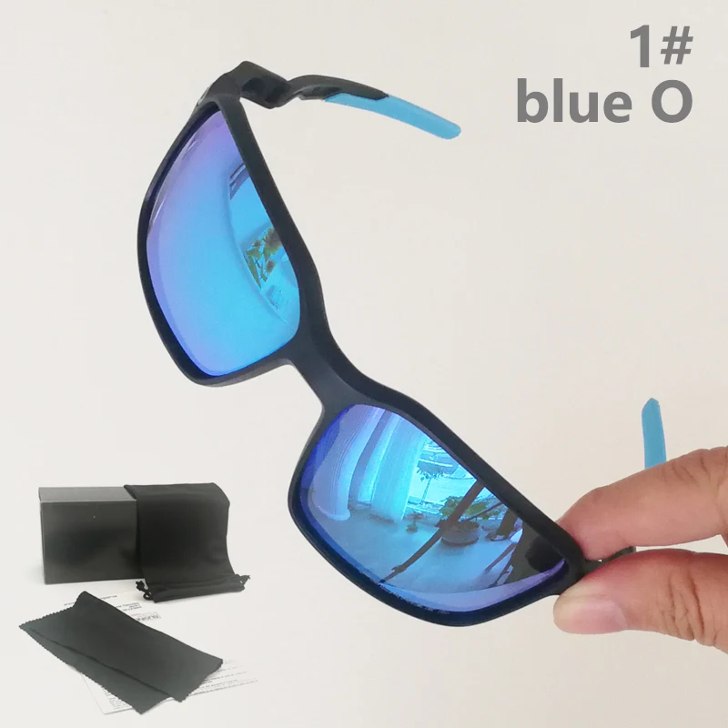 Holbrooks o, брендовые, классические, поляризационные солнцезащитные очки, для мужчин, для вождения, квадратная оправа, солнцезащитные очки, мужские очки, UV400, очки для вождения, Gafas De Sol - Цвет линз: 9429-iceBlue