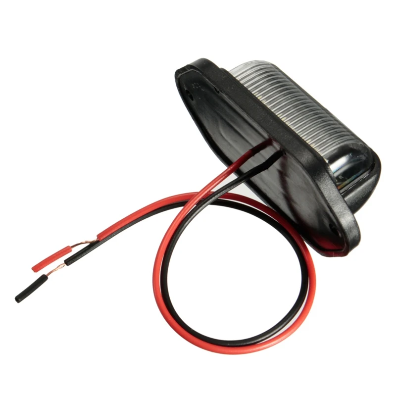 6 светодиодов номерной знак светильник номерного знака светильник лампы ...