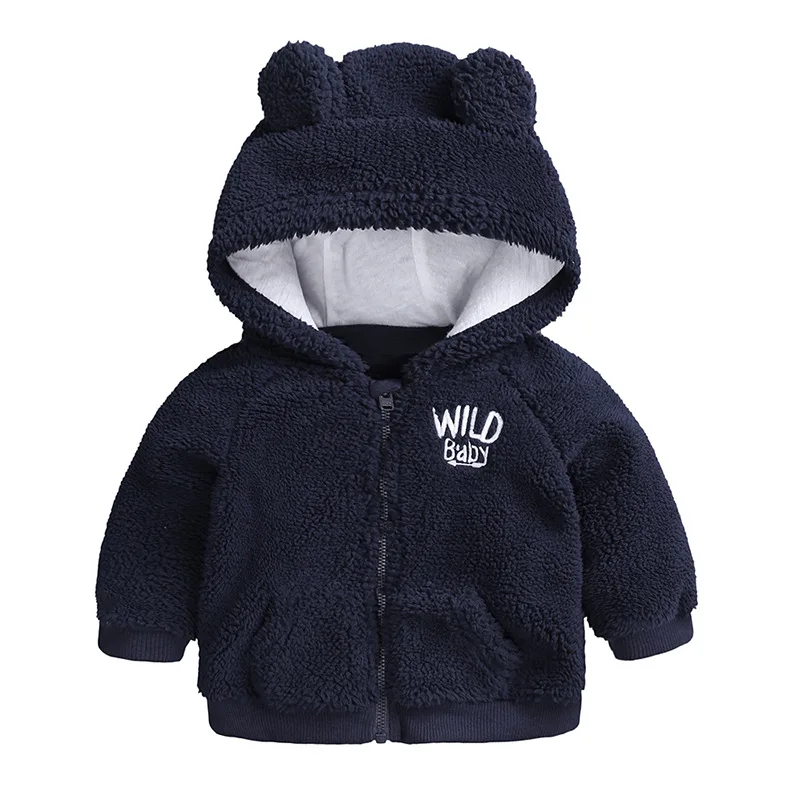 CYSINCOS Baby Boys Girl Long Sleeve Animal Cartoon Ear Hooded Pullover Tops Newborn Infant Warm Clothes Coat Cold Winter Outwear