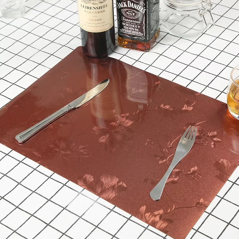B Индивидуальные Подставки manteles украшения de mesa de comedor скандинавские аксессуары Подставки для кухонного стола Пластиковые в американском стиле - Color: B