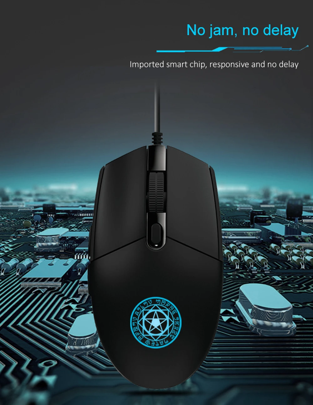 Breathing Backlight Wired Gaming Computer Mouse 3200DPI Ergonomic Professional Game Gamer Mouse USB Optical Mouse For PC Laptop