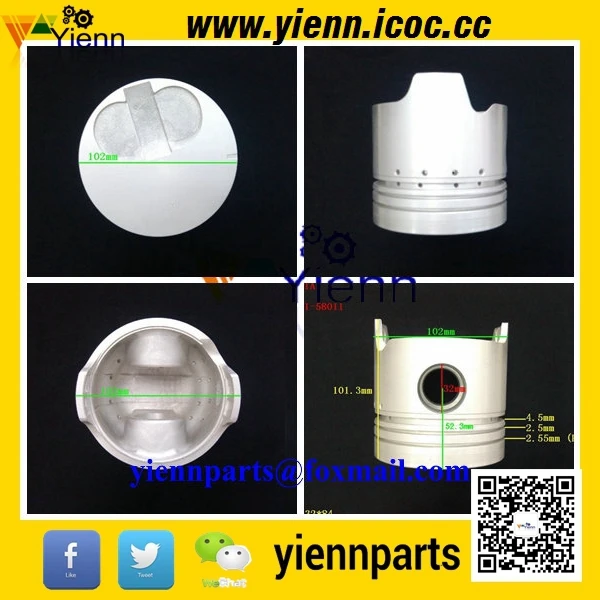 Для Toyota 3B 3BNew Поршень с штифтом и зажимами 13101-58011 13101-58050 13101-BJ70 для Landcruiser Dyna Coaster