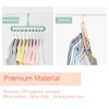 Clothes Hanger Racks Multi-port Support Circle Clothes Drying Multifunction Plastic Scarf Clothes Hanger Hangers Storage Rack 4