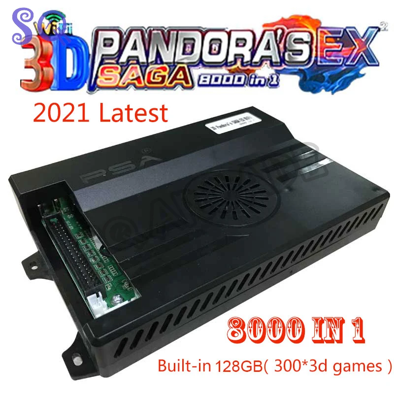 2021 Новый Pandora Box 3d Сага EX 8000 в 1 настольная игра Wifi загрузить больше аркадных игр