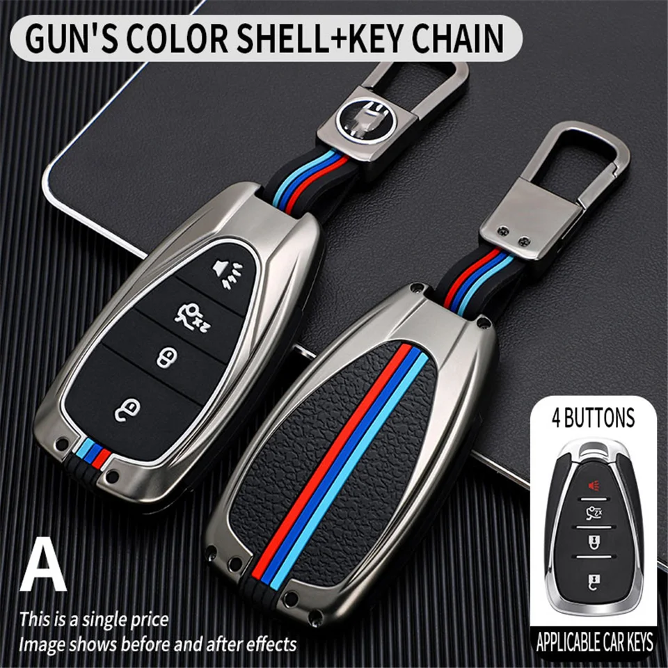 Custodia per auto Smart Key Cover per Chevrolet Malibu Equinox Cruze Camaro 2016 2017 2018 2019 supporto Shell accessori Car-Styling - H2bb2fabae4624baf9525fcbb9c6f75f7D