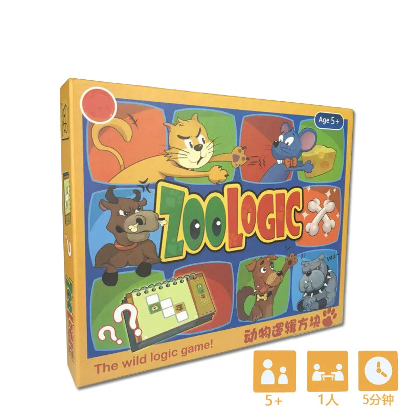 Новая Детская образовательная настольная игра животное для поддержания мира квадратный массив домашних животных блок логическая игрушка zoologic 5 лет