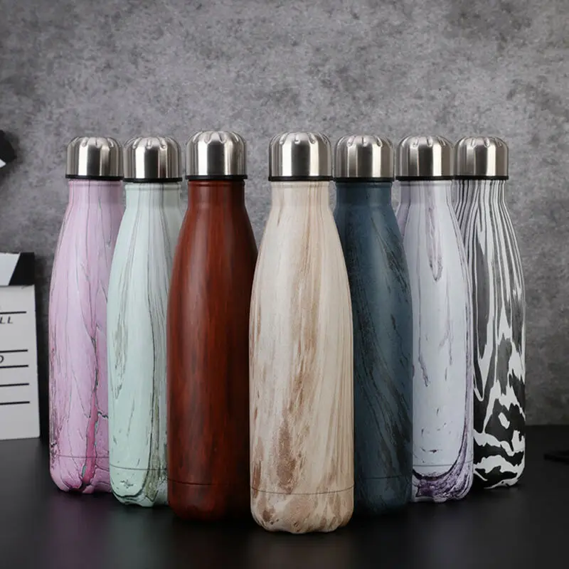 DE 500 мл вакуумная фляжка Edelstahl Trinkflasche Becher Doublelayer isolierte Thermo