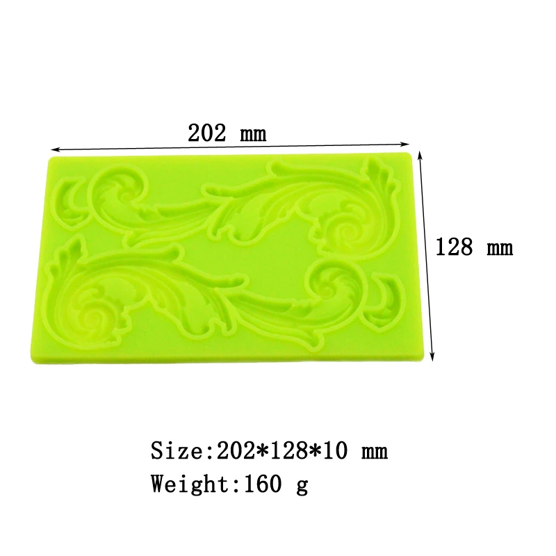 New European Pattern Relief Fondant Cake Mold Chocolate Candy Biscuit Paste Sugar Craft Pastry Decorate Mould Baking Pan