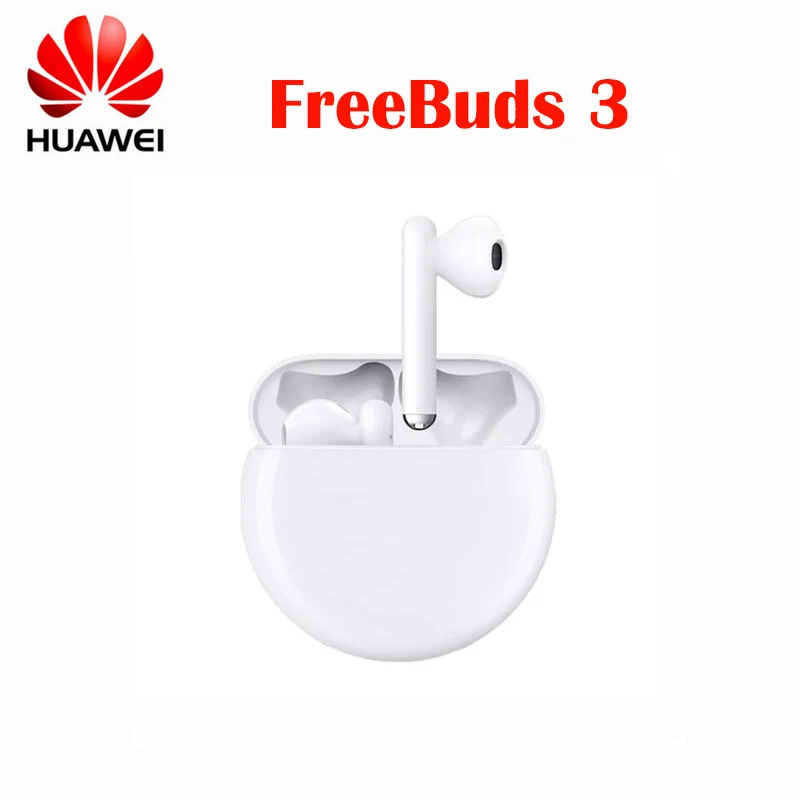 Оригинальные беспроводные наушники HUAWEI FreeBuds 3 с Bluetooth, настоящая беспроводная гарнитура kirin A1, управление нажатием, быстрая Беспроводная зарядка