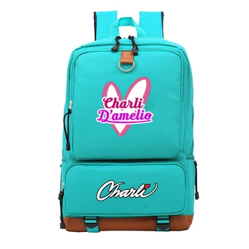 

Charli printed men's business moonlight backpack 2020 nylon multi-pocket travel backpack large capacity youth school bag