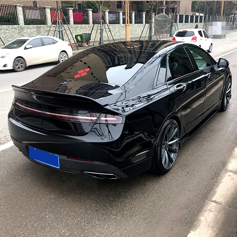 Для Lincoln MKZ ABS Пластик Материал грунтовка Цвет автомобильное украшение в виде хвостового крыла задний багажник спойлер