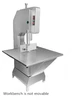 Moveable workbench Commercial Bone Cutter Electric Meat Sawing Machine Pig Feet Beef Bone Cutting Machine bone saw machine 3