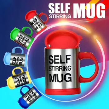 

400Ml Mug Automatic Electric Lazy Self Stirring Mug Automatic Coffee Milk Mixing Mug Tea Smart Stainless Steel Mix cup