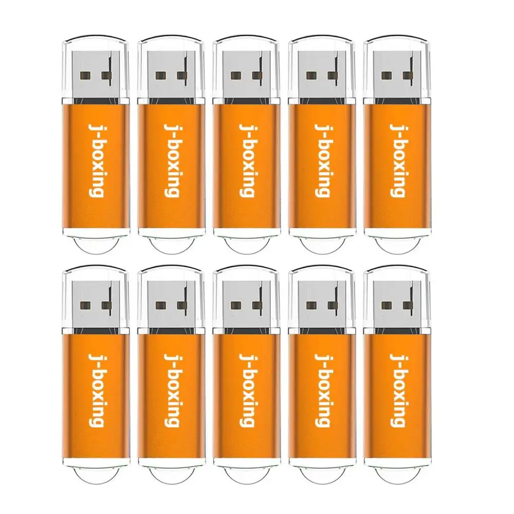 Золотой J-бокс 10 шт. USB флеш-накопитель 512 МБ 256 Мб 128 МБ 64 Мб маленькая емкость карта памяти Jump Drive ручка-накопители для рабочего стола разные цвета - Цвет: Золотой